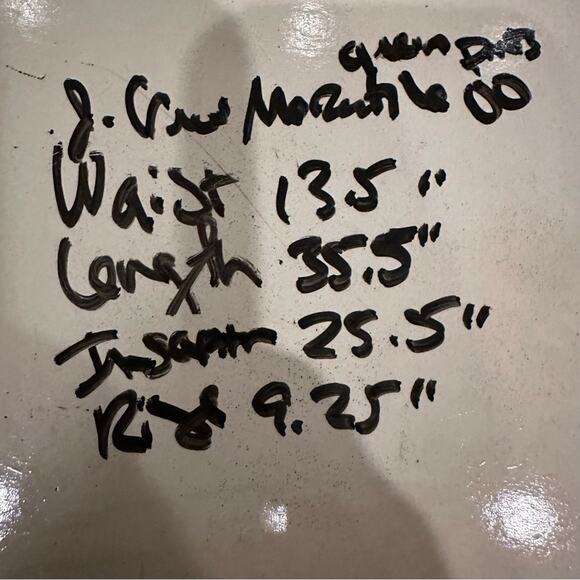 J Crew Mercantile Effortless Slim Crop Chino Pant Green 00 Preppy Utility J9743 - Picture 8 of 13